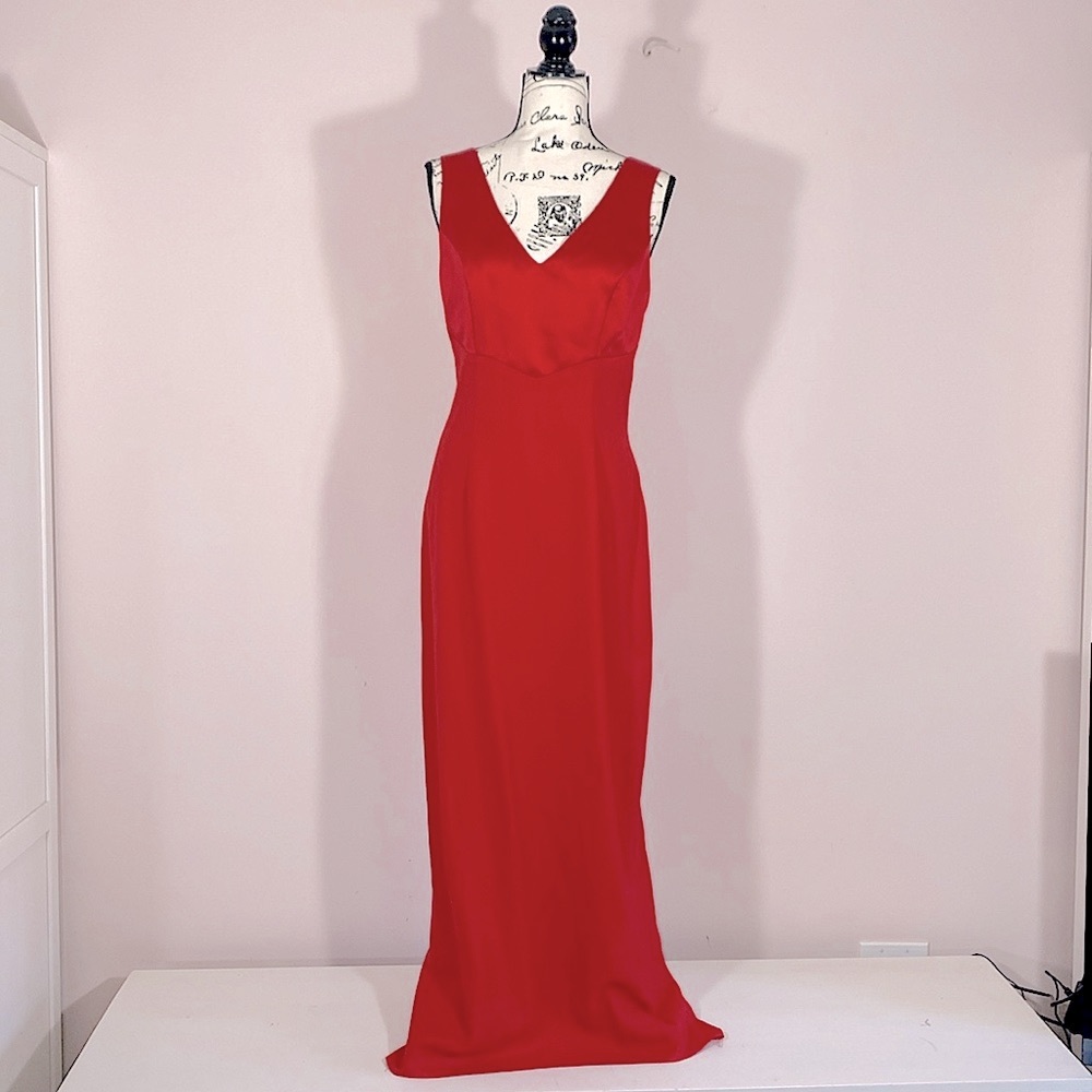 Vintage Alyce Designs Red Gown 12